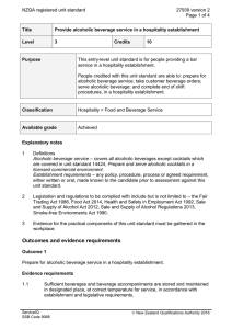 NZQA registered unit standard 27939 version 2  Page 1 of 4