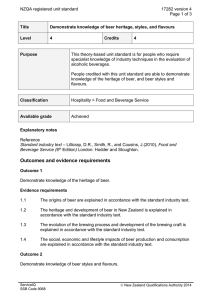 NZQA registered unit standard 17282 version 4  Page 1 of 3