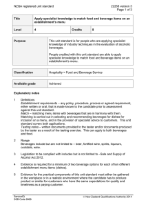 NZQA registered unit standard 22268 version 3  Page 1 of 3