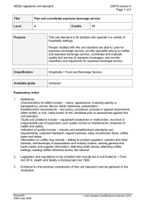 NZQA registered unit standard 24679 version 4  Page 1 of 4