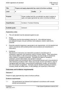 NZQA registered unit standard 3156 version 5  Page 1 of 3