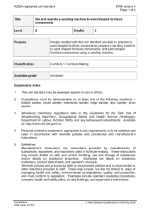 NZQA registered unit standard 9786 version 4  Page 1 of 4