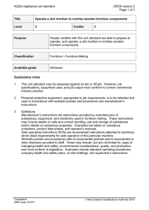 NZQA registered unit standard 25539 version 2  Page 1 of 3