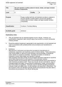 NZQA registered unit standard 25552 version 4  Page 1 of 4