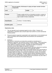 NZQA registered unit standard 25553 version 3  Page 1 of 4