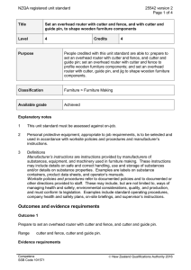 NZQA registered unit standard 25542 version 2  Page 1 of 4