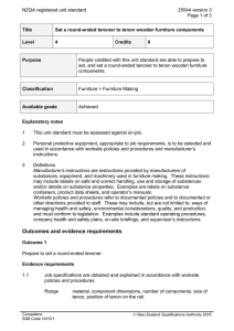 NZQA registered unit standard 25544 version 3  Page 1 of 3