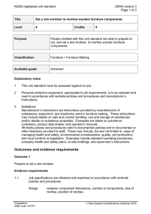 NZQA registered unit standard 25545 version 3  Page 1 of 3