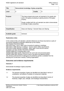 NZQA registered unit standard 19612 version 3  Page 1 of 2