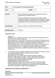 NZQA registered unit standard 19617 version 3  Page 1 of 3