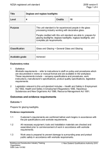 NZQA registered unit standard 2056 version 6  Page 1 of 4