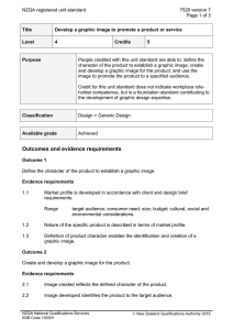 NZQA registered unit standard 7520 version 7  Page 1 of 3