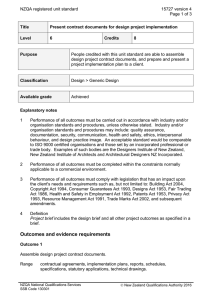 NZQA registered unit standard 15727 version 4  Page 1 of 3