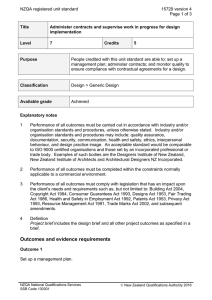 NZQA registered unit standard 15729 version 4  Page 1 of 3