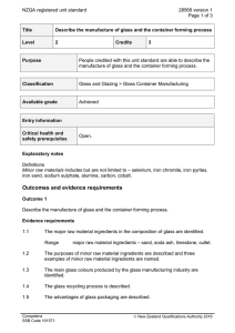 NZQA registered unit standard 28568 version 1  Page 1 of 3