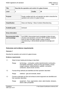 NZQA registered unit standard 23067 version 2  Page 1 of 3