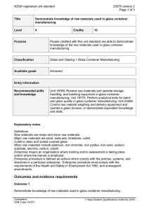NZQA registered unit standard 23070 version 2  Page 1 of 3
