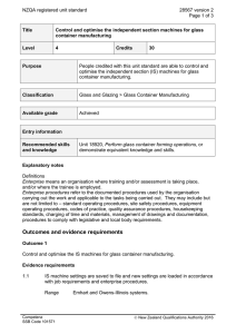 NZQA registered unit standard 28567 version 2  Page 1 of 3