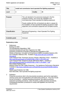NZQA registered unit standard 23585 version 2  Page 1 of 4