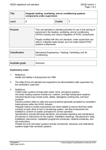 NZQA registered unit standard 26328 version 1  Page 1 of 3