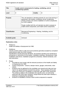 NZQA registered unit standard 3244 version 6  Page 1 of 3