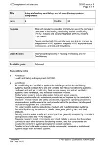 NZQA registered unit standard 26332 version 1  Page 1 of 4