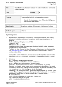 NZQA registered unit standard 28482 version 1  Page 1 of 3