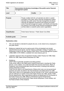 NZQA registered unit standard 19901 version 3  Page 1 of 4