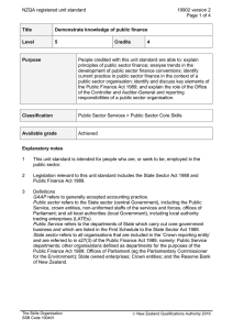 NZQA registered unit standard 19902 version 2  Page 1 of 4