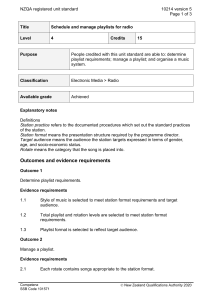 NZQA registered unit standard 10214 version 5  Page 1 of 3