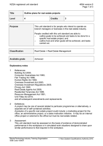 NZQA registered unit standard 4694 version 6  Page 1 of 3