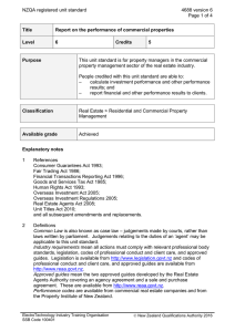 NZQA registered unit standard 4688 version 6  Page 1 of 4