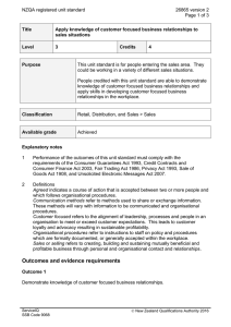 NZQA registered unit standard 26865 version 2  Page 1 of 3