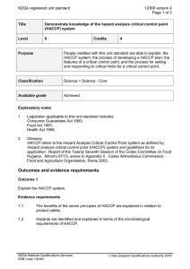 NZQA registered unit standard 12368 version 4  Page 1 of 3