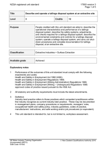 NZQA registered unit standard 17993 version 3  Page 1 of 5