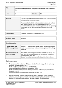 NZQA registered unit standard 22342 version 3  Page 1 of 4