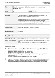 NZQA registered unit standard 27242 version 2  Page 1 of 4