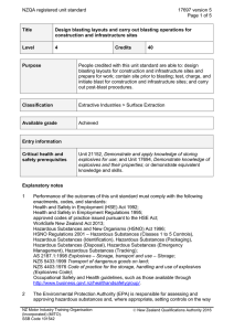 NZQA registered unit standard 17697 version 5  Page 1 of 5