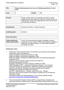 NZQA registered unit standard 17700 version 5  Page 1 of 5