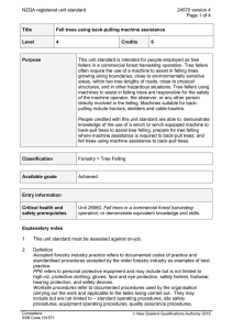 NZQA registered unit standard 24570 version 4  Page 1 of 4
