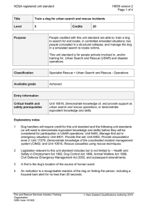 NZQA registered unit standard 19659 version 2  Page 1 of 4