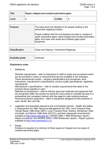 NZQA registered unit standard 22348 version 3  Page 1 of 4
