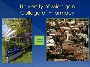1 College of Pharmacy