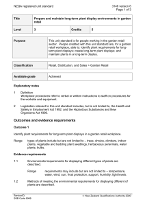 NZQA registered unit standard 3146 version 6  Page 1 of 3