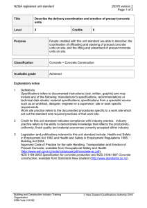 NZQA registered unit standard 26376 version 2  Page 1 of 3