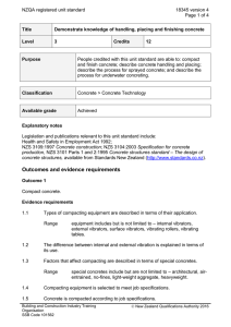 NZQA registered unit standard 18345 version 4  Page 1 of 4