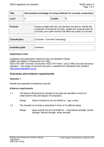 NZQA registered unit standard 18346 version 4  Page 1 of 3