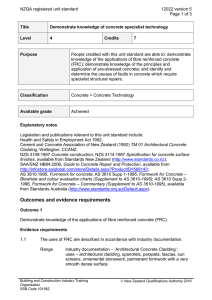 NZQA registered unit standard 12022 version 5  Page 1 of 3