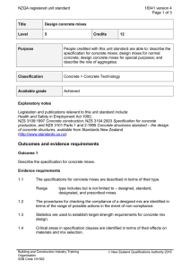 NZQA registered unit standard 18341 version 4  Page 1 of 3