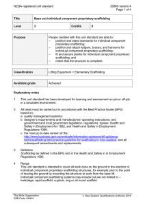 NZQA registered unit standard 20860 version 4  Page 1 of 4